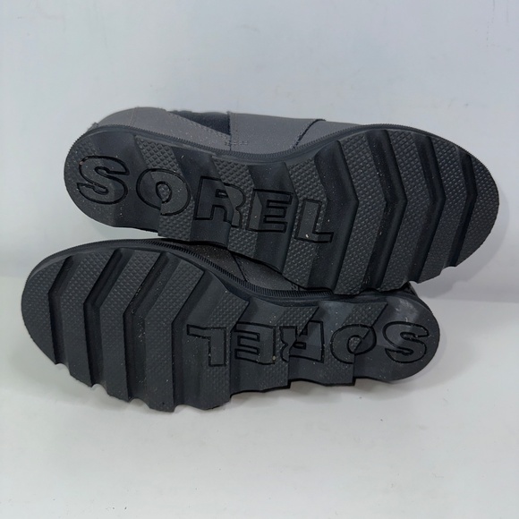 Sorel Joan Of Arctic Wedge II Chelsea Booties Size Youth 4 Quarry Gray - Picture 13 of 15